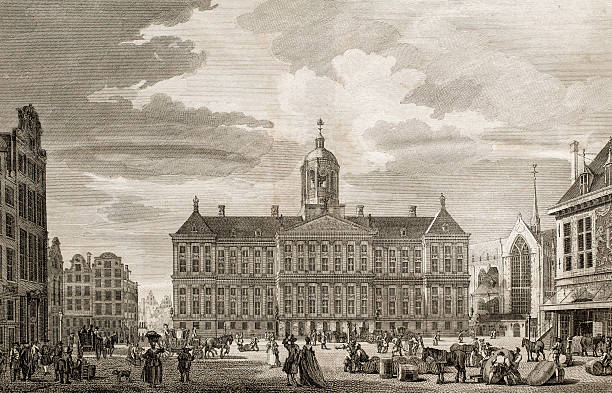 istock State House of Amsterdam, 17 century 485269224