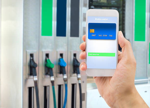 istock payment with my smartphone at the store 485269716