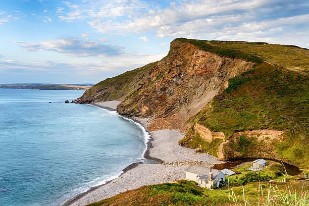 Millook Haven on the North Coast of Cornwall
