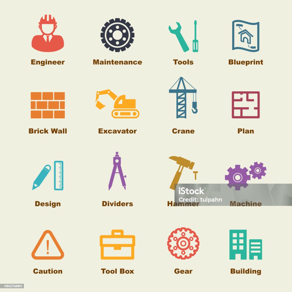 Engineering Elements Stock Illustration - Download Image Now ...