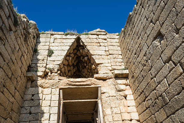 istock Treasury of atreus at mycenae, Greece 485289545