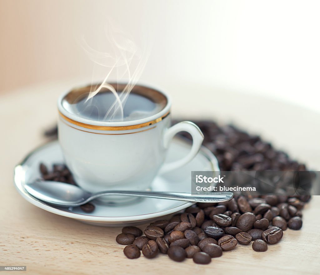 Cup of coffee Breakfast Stock Photo