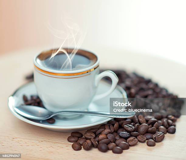 Cup Of Coffee Stock Photo - Download Image Now - Breakfast, Brown, Coffee - Drink