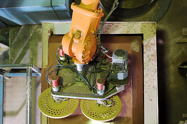istock Industrial wheels painting 485294211