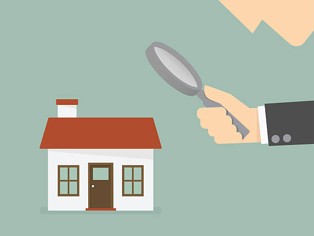 findl estate - home inspection stock illustrations