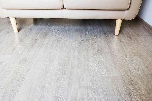 istock Laminate floor in the living room 485298214