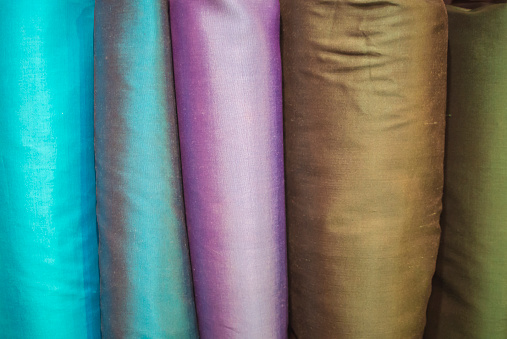 Nowaday , Thai silk is more popular and always the best material for ladies.