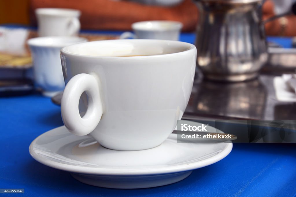 morning coffee Morning coffee in arabic table 2015 Stock Photo