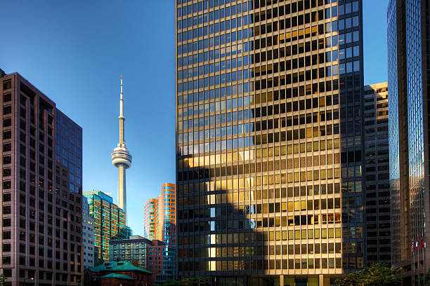 istock Toronto skyscrapers with CN tower in background 485302316