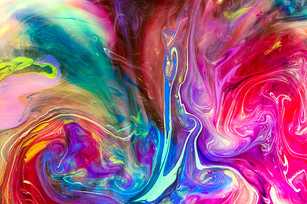 istock Colorful abstract painting underwater 485305924