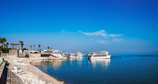 Quay in Tiberias. Israel.