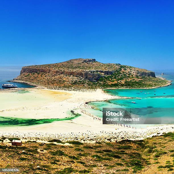 Beautiful Crete Islandgreece Stock Photo - Download Image Now - 2015, Balo, Bay of Water