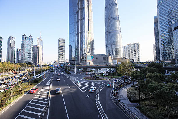 istock Modern building of shanghai 485308990
