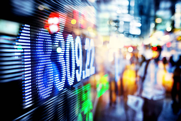 istock display stock market charts 485311921