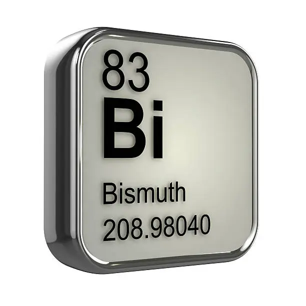 3d render of bismuth element