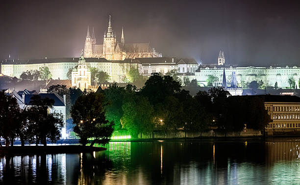 istock Prague Castle in the night 485314453