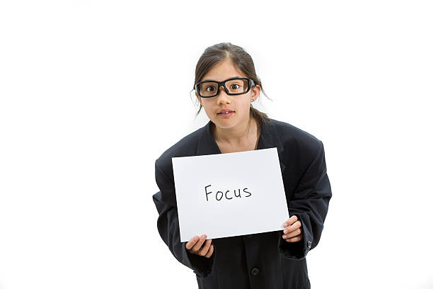Kids Business: What is your Focus? stock photo