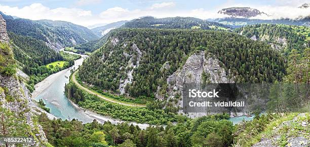 Swiss Grand Canyon Stock Photo - Download Image Now - Ravine, Ruinaulta, Switzerland