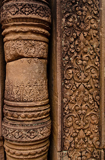 istock sculpture at Banteay Srei 485326056