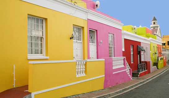 Picturesque Boo Cape district in Cape Town, South Africa