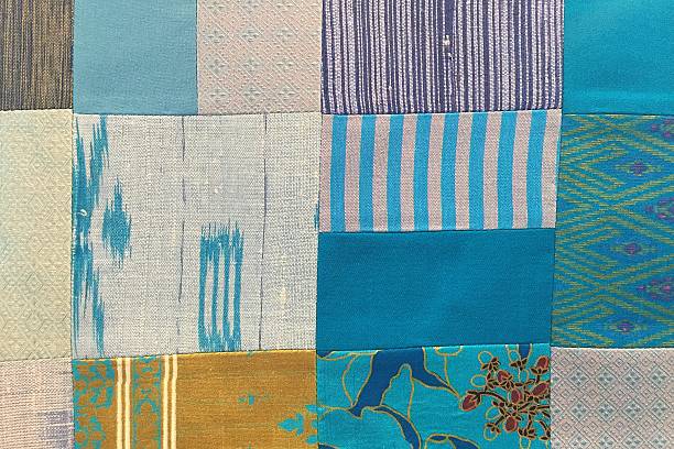 istock Colorful thai silk handcraft organic using natural dyes close up 485330736