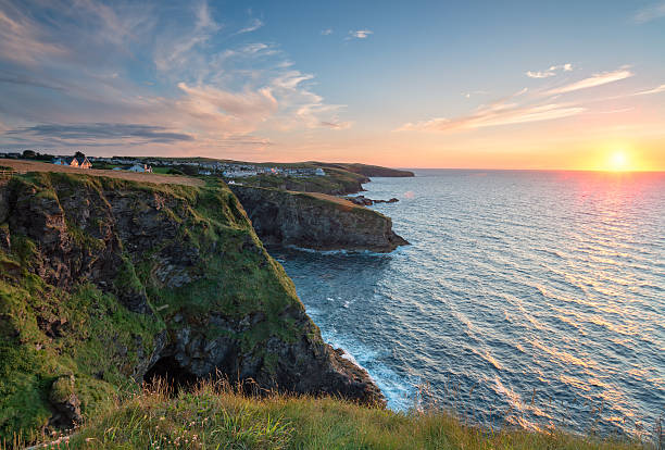 Sunset over Port Gaverne
