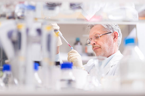 Life scientist researching in the laboratory.