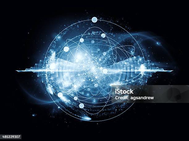 Atom Stock Photo - Download Image Now - Quantum, Physics, Technology