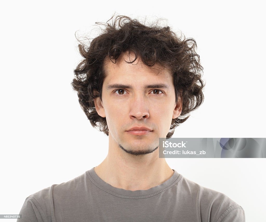 Young Man Portrait. Young man portrait. Men Stock Photo