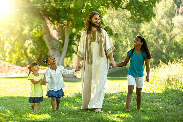 istock Children Walking with Jesus 485340984