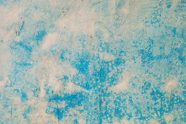 istock The texture of old blue painted cement wall background 485341131