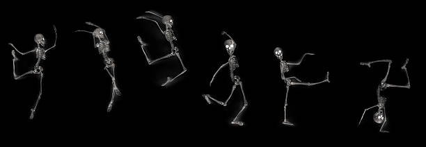 taniec szkielet x-ray - jazz ballet zdjęcia i obrazy z banku zdjęć