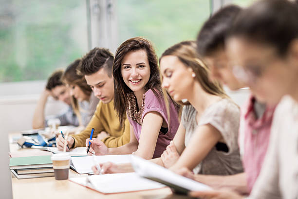 istock Group of students in the classroom. 485341481