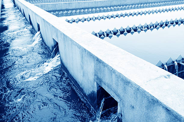 istock Modern urban wastewater treatment plant 485343097