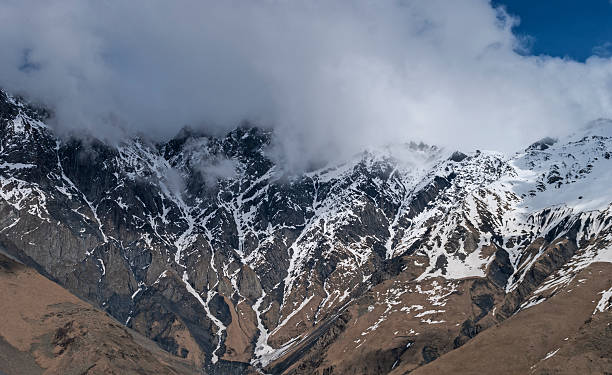 istock Snow-capped mountains. Caucasus mountains, Georgia 485344160