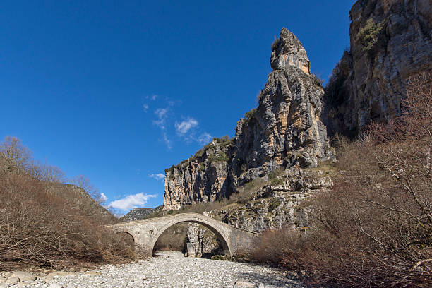 istock Bridge of Misios, Vikos gorge and Pindus Mountains, Zagori, Epirus 485344340