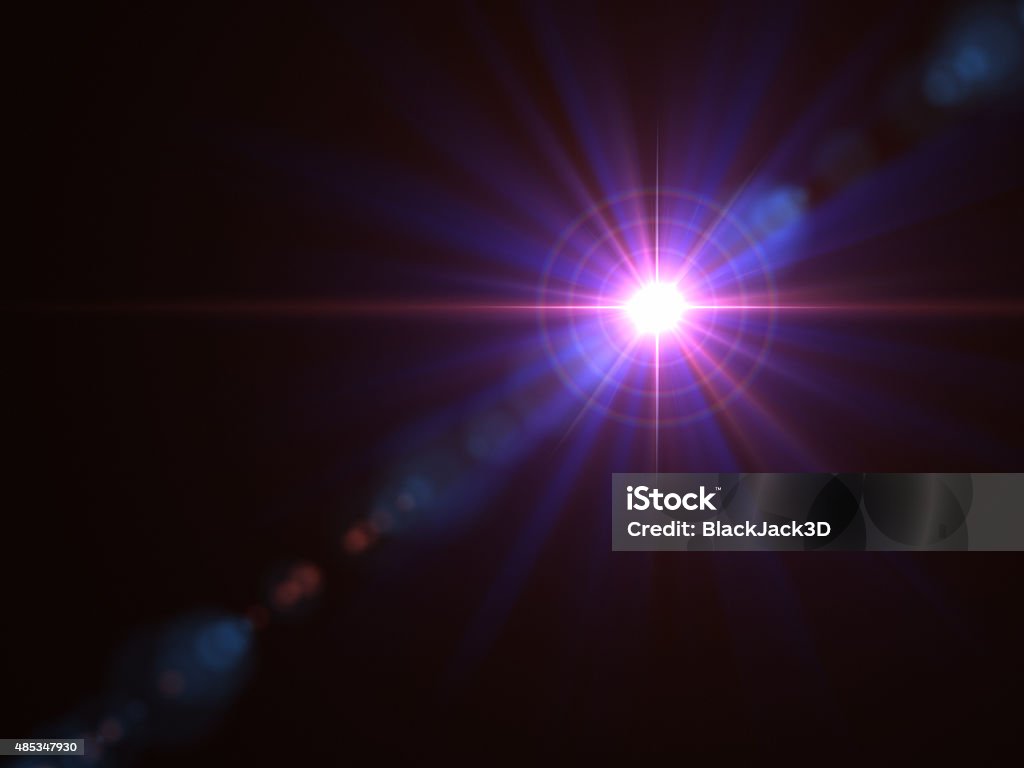 Star Light Lighting background. 3D Render. 2015 Stock Photo