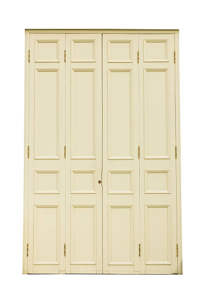 istock wooden door isolated on white background 485348048