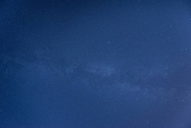 istock Milky Way galaxy image of night sky with clear stars 485348842