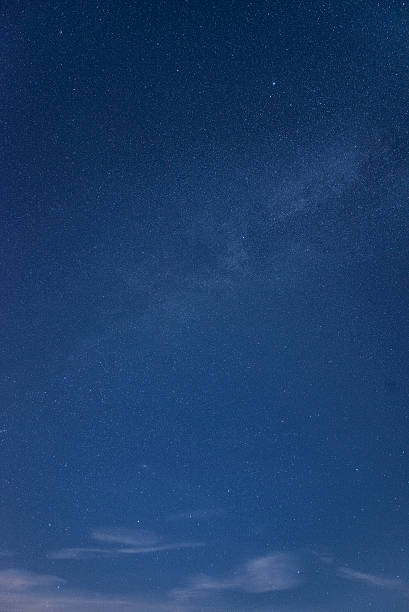 istock Milky Way galaxy image of night sky with clear stars 485349332