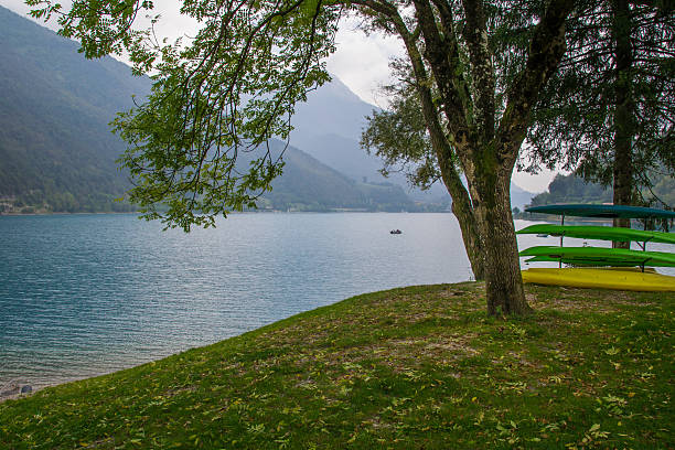 istock Ledro lake in Italy. 485349568