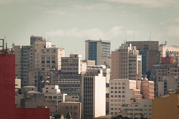 istock Sao paulo skyline downtown 485350610