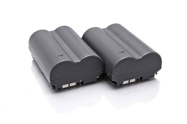 istock Typical Digital SLR rechargable battery. 485355792