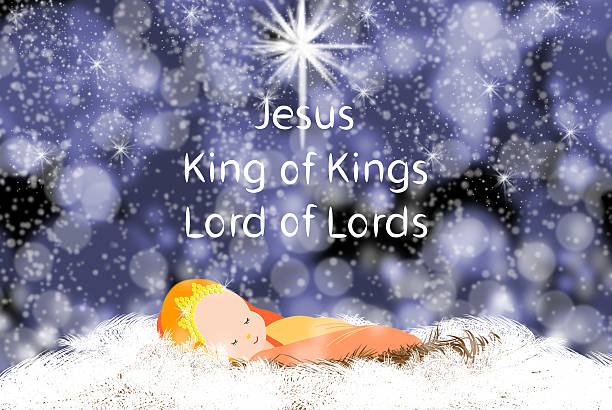 istock Baby Jesus with star 485357690
