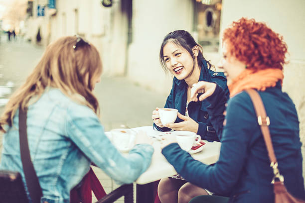 istock Friends spending time together in a coffee shop 485357784