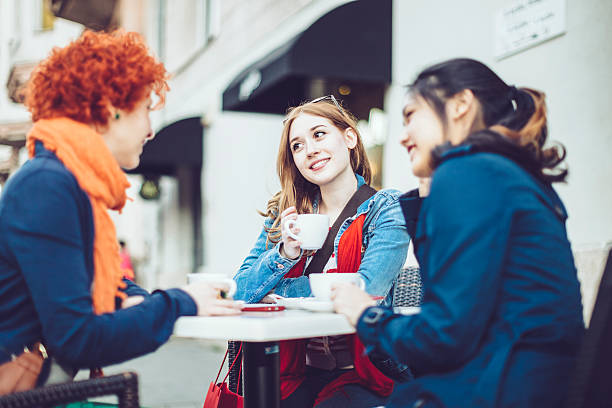 istock Friends spending time together in a coffee shop 485357844