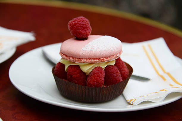 Macaroon cake stock photo