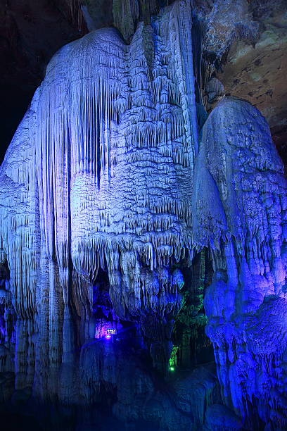 istock cave stalactit in Guilin, China 485362396