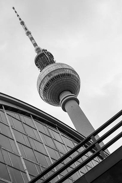 istock berlin tv tower in black and white 485364794