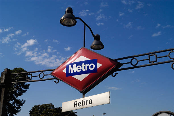 istock sign, Metro, Madrid, Spain 485366650